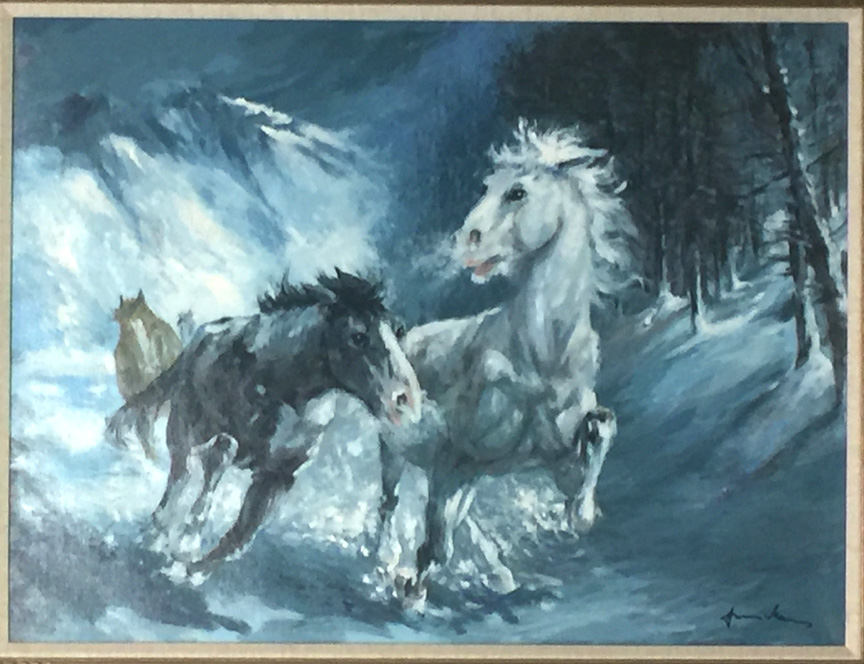 Americo Makk - Flying Snow - Limited Edition Serigraph 