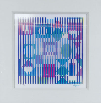 Yaacov Agam - Four Seasons A B D - Limited Edition Agamograph