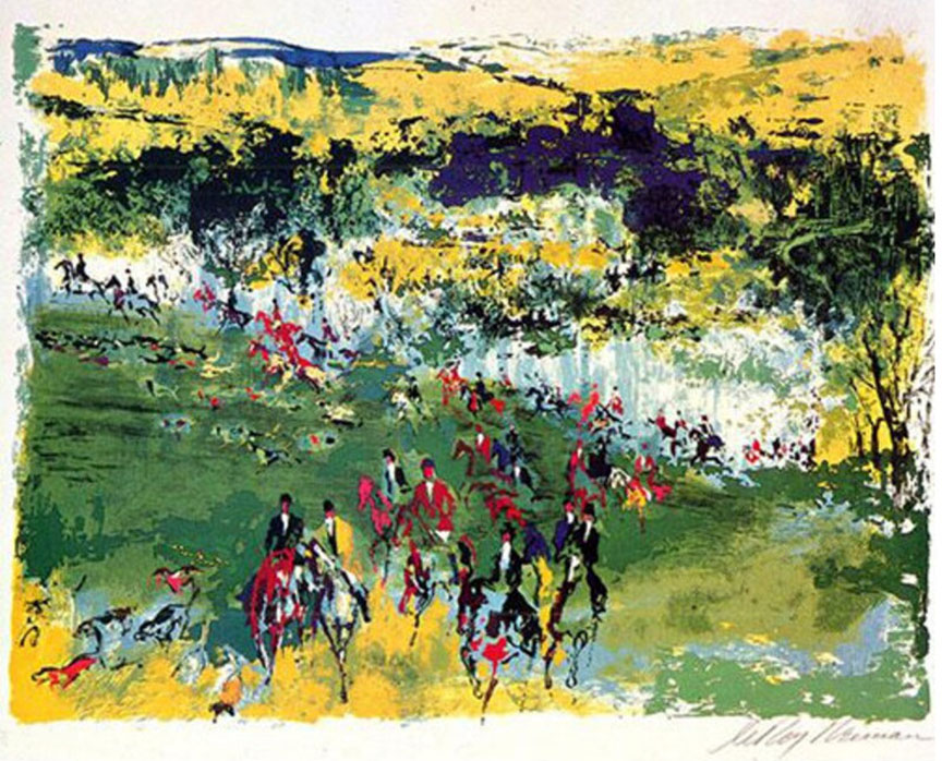 Leroy Neiman - Fox Hunt - Limited Edition Serigraph