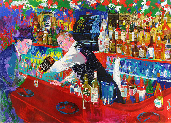 Leroy Neiman - Frank At Rao's - Limited Edition Serigraph
