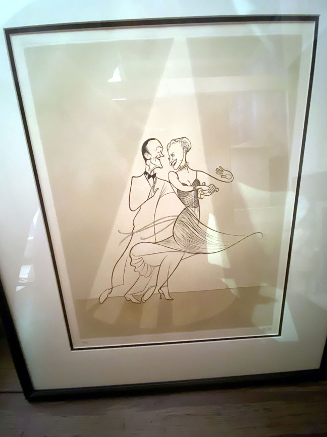 Al Hirschfeld - Astaire and Rogers - Limited Edition Sepia Tone Etching