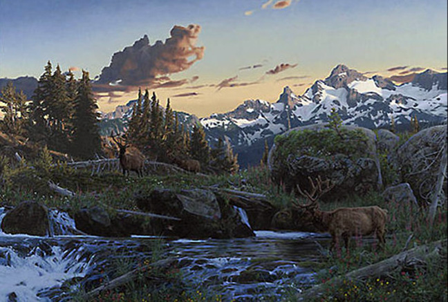 Rod Frederick - Evening Majesty - Limited Edition Lithograph 