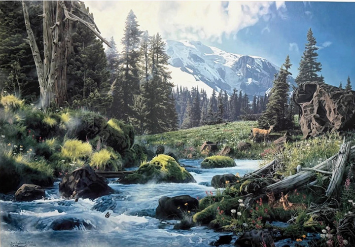 Rod Frederick - Mountain Splendor - Limited Edition Lithograph 