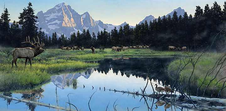 Rod Frederick - The Wake Up Call - Limited Edition Giclee on Canvas
