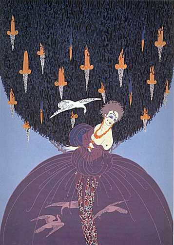  Erte - Freedom and Captivity - Limited Edition Serigraph