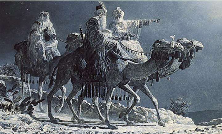 Arnold Friberg - Following the Star - Limited Edition Lithograph