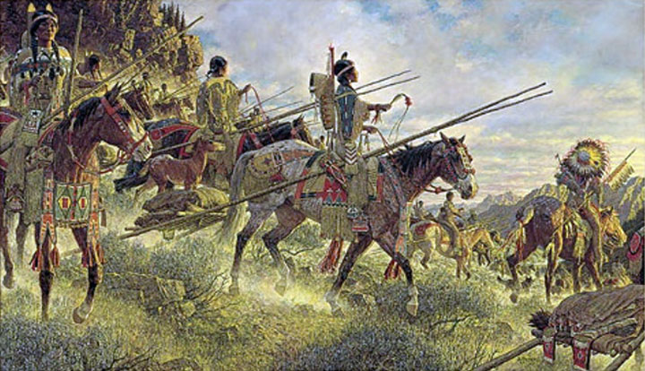 Arnold Friberg - Into the Valley - Limited Edition Lithograph