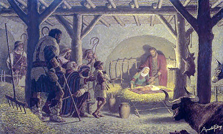 Arnold Friberg - The Night When Christ Was Born - Limited Edition Lithograph