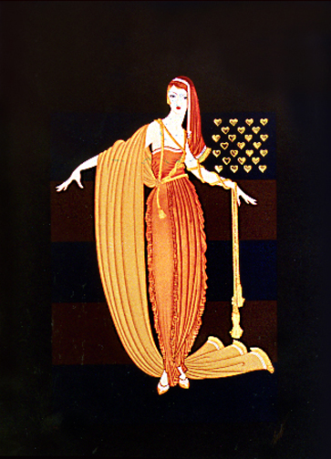  Erte - American Millionairess Suite - Limited Edition Serigraph
