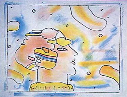 Peter Max - From Another Planet - Limited Edition Lithograph