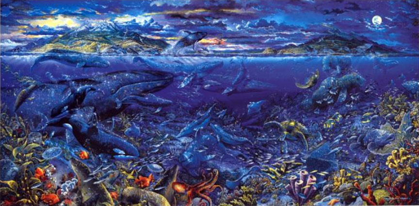 Robert Lyn Nelson - From Sea to Shining Sea - Limited Edition Mixed Media