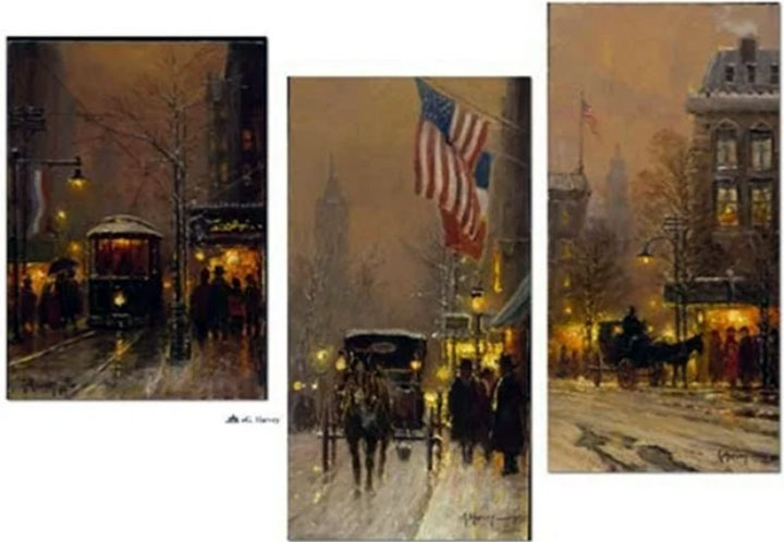G Harvey - Avenue of Light - Limited Edition Lithograph