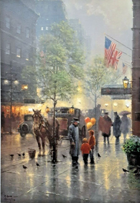 G Harvey - Coachman and Lads - Limited Edition Lithograph