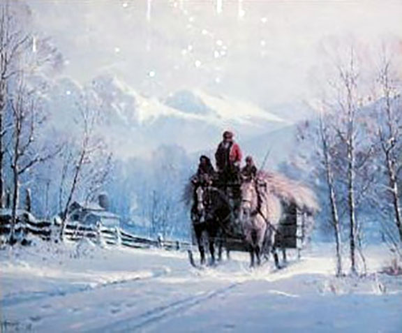 G Harvey - Contending with Nature - Limited Edition Lithograph