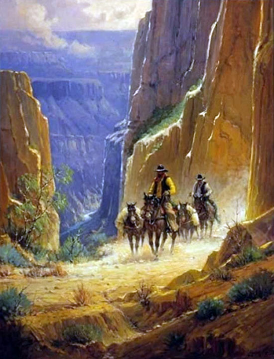 G Harvey - Corridor of Time - Limited Edition Lithograph