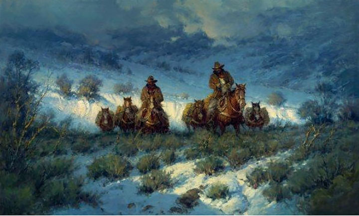 G Harvey - Crossing the Breaks - Limited Edition Giclee on Canvas