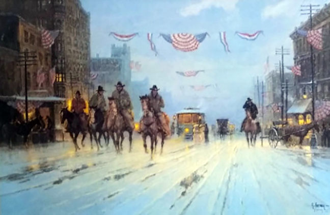 G Harvey - Dallas 1908 - Limited Edition Lithograph