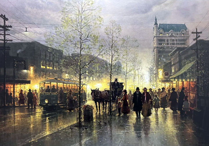 G Harvey - Dallas The Early Years - Limited Edition Lithograph