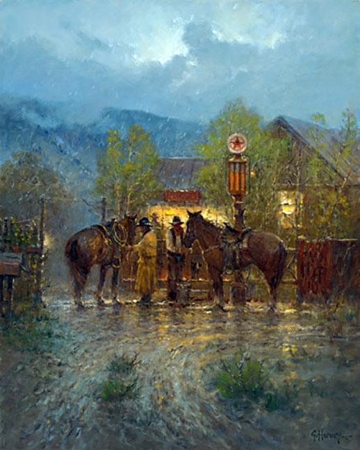 G Harvey - High Mountain Mercantile - Limited Edition Giclee on Canvas