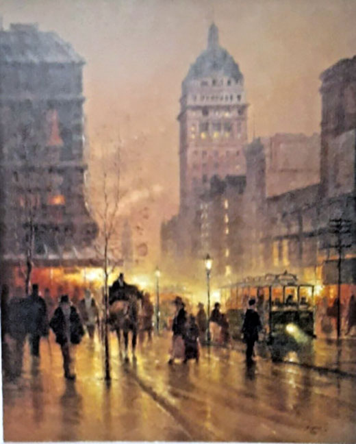 G Harvey - Lights of San Francisco - Limited Edition Serigraph