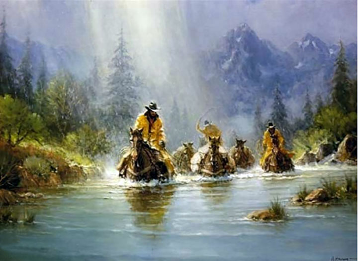 G Harvey - Line Camp Outfitters - Limited Edition Lithograph