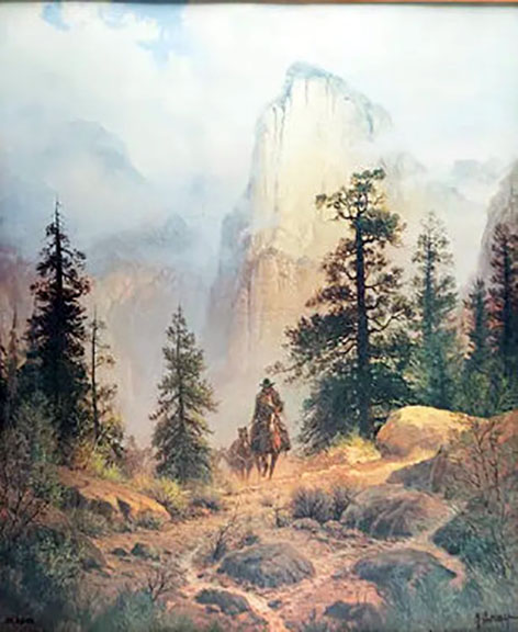 G Harvey - Man Among Nature - Limited Edition Lithograph