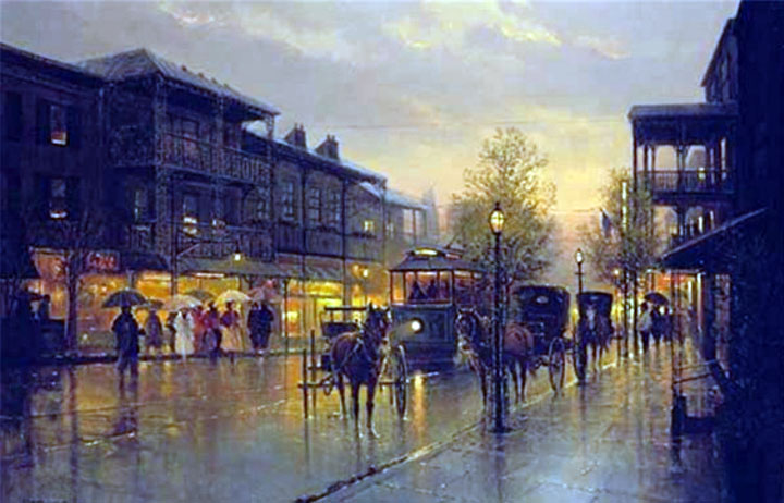 G Harvey - Royal Street - Limited Edition Lithograph