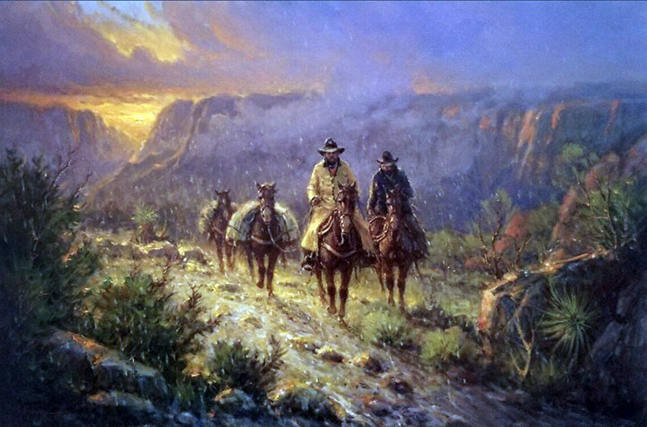 G Harvey - Spring in the Canyon - Limited Edition Lithograph