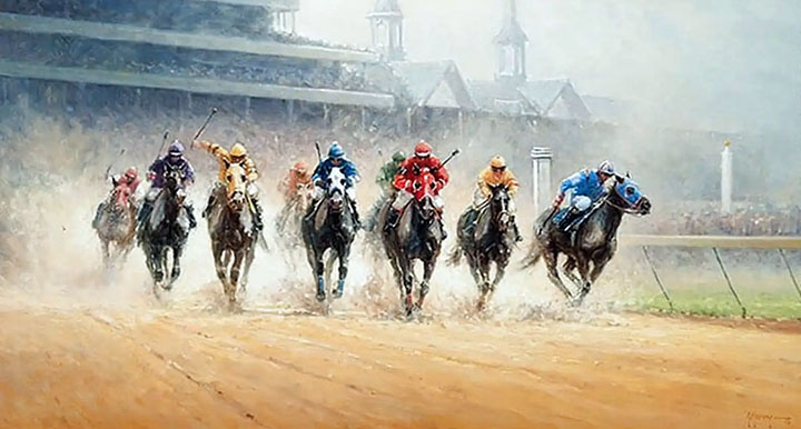G Harvey - Test of Champions - Limited Edition Lithograph