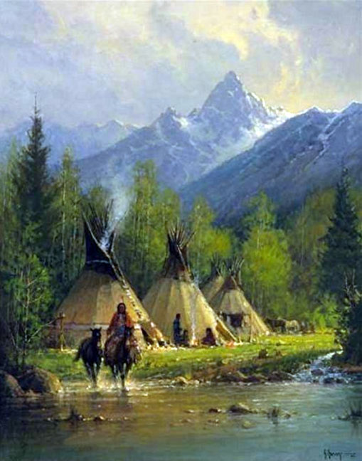 G Harvey - Teton Valley - Limited Edition Lithograph