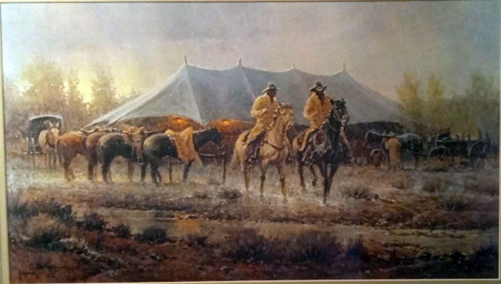 G Harvey - The Good Lord Willin' and the Creek Don't Rise - Limited Edition Lithograph