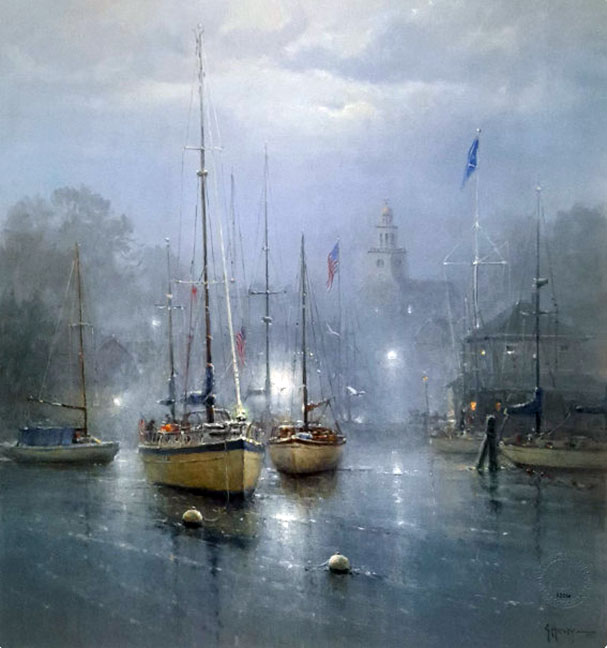 G Harvey - The Slip of Dawn - Limited Edition Lithograph