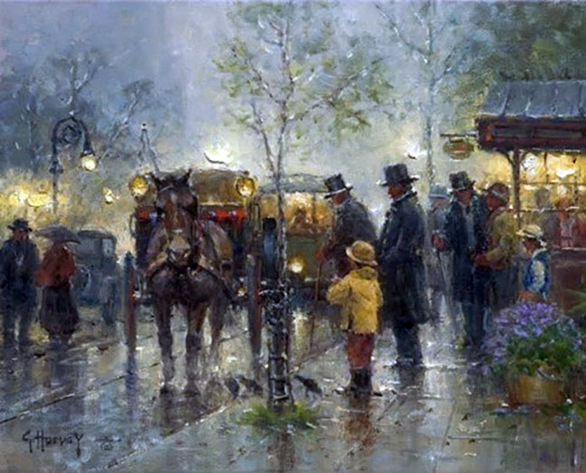 G Harvey - Time, Faith and Family - Limited Edition Giclee on Canvas