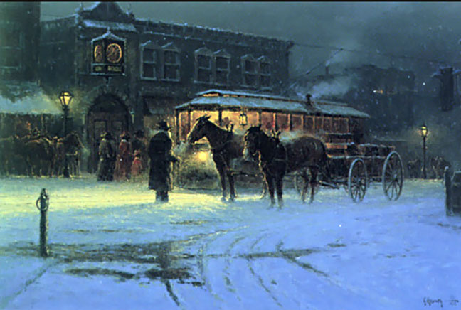 G Harvey - When Bankers Wore Boots - Limited Edition Lithograph