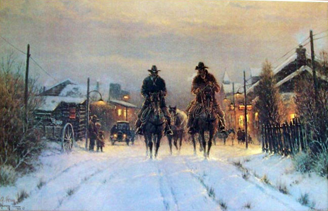 G Harvey - When the Lonesomes Set In - Limited Edition Lithograph
