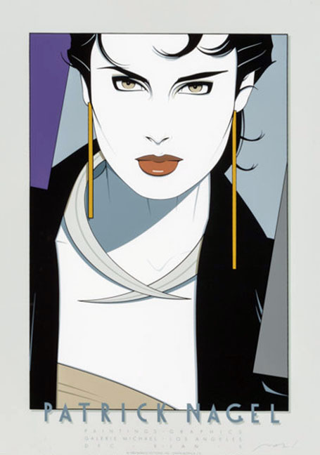 Patrick Nagel - Galerie Michael - Limited Edition Serigraph