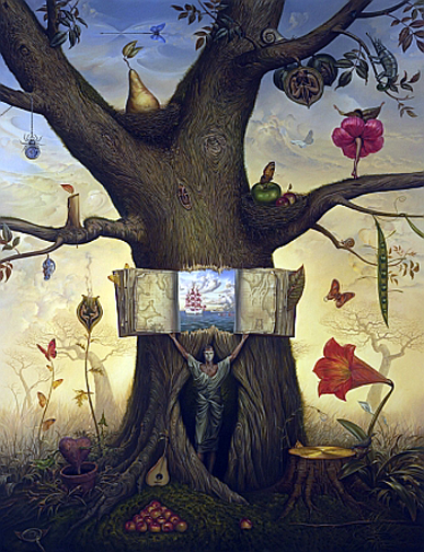 Vladimir Kush - Genealogy Tree - Limited Edition Giclee on Canvas