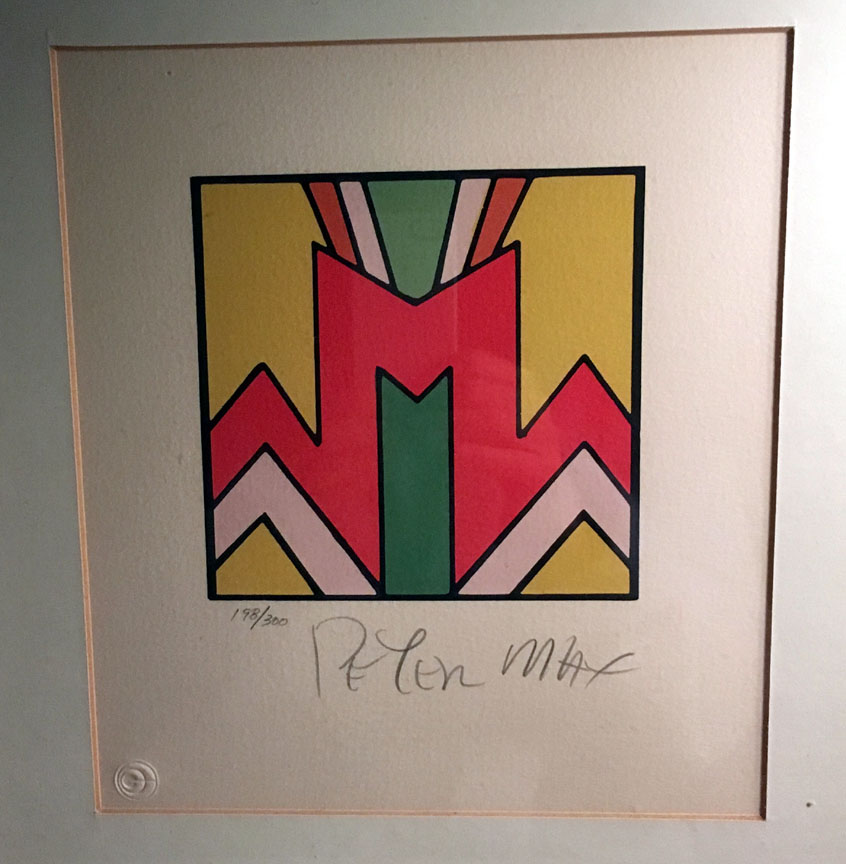 Peter Max - Geometric #2 - Limited Edition Lithograph