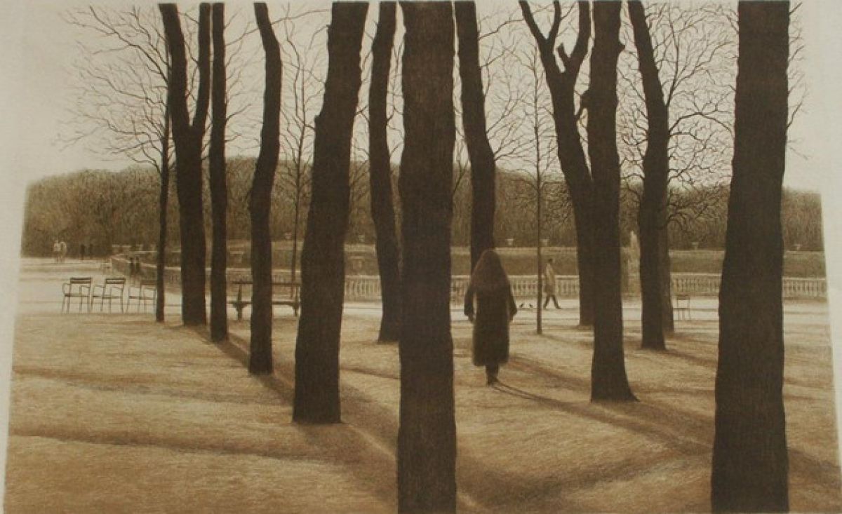 Harold Altman - Girl, Luxembourg - Limited Edition Lithograph 