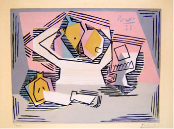 Pablo Picasso - Glass And Fruit Bowl - Limited Edition Pochoir