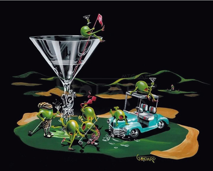 Michael Godard - 19th Hole - Limited Edition Giclee on Canvas