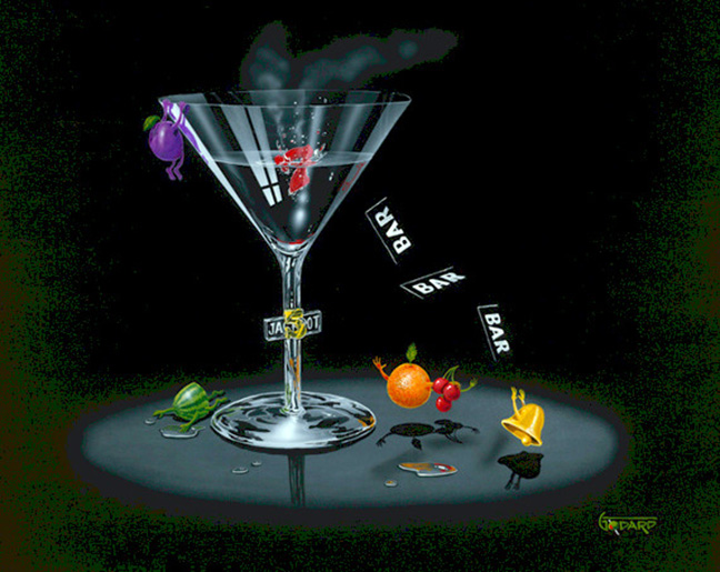 Michael Godard - Bar None - Original Painting - Oil on Canvas