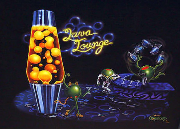 Michael Godard - Lava Lounge - Limited Edition Giclee on Canvas