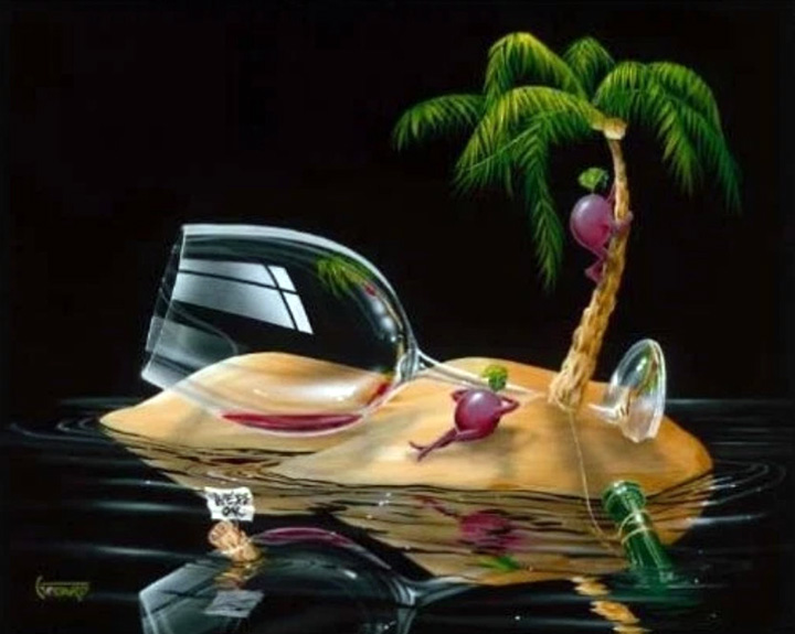 Michael Godard - Lost in Paradise - Limited Edition Giclee on Canvas