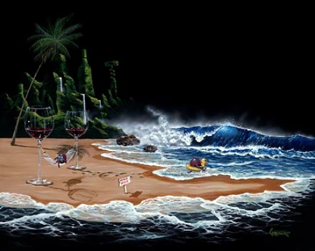 Michael Godard - Paradise - Limited Edition Giclee on Canvas