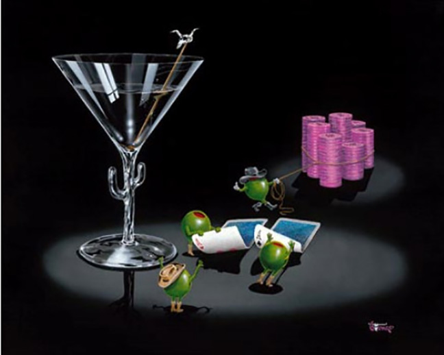 Michael Godard - Pocket Rockets - Limited Edition Giclee on Canvas