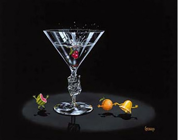 Michael Godard - Slots of Fun II - Limited Edition Giclee on Canvas