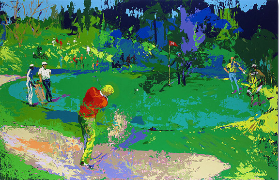 Leroy Neiman - Golf's Threesome Trevino, Nicklaus, Palmer - Limited Edition Serigraph