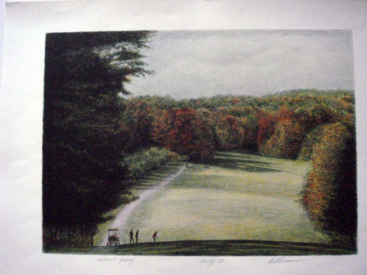 Harold Altman - Golf III - Limited Edition Lithograph