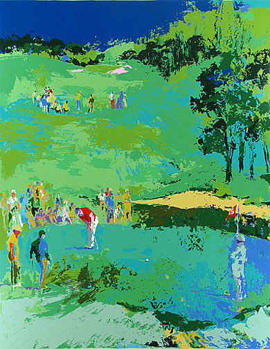 Leroy Neiman - Golf Landscape - Limited Edition Serigraph
